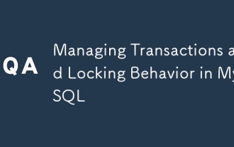 Managing Transactions and Locking Behavior in MySQL