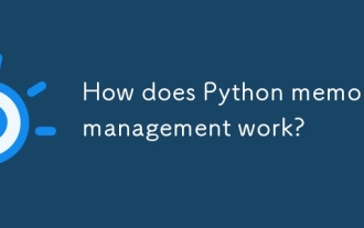 How does Python memory management work?