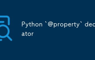Python ?@ Property? décorateur