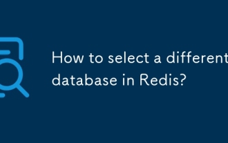 How to select a different database in Redis?