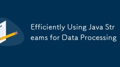 Efficiently Using Java Streams for Data Processing