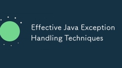 Effective Java Exception Handling Techniques