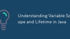 Understanding Variable Scope and Lifetime in Java