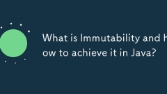 What is Immutability and how to achieve it in Java?