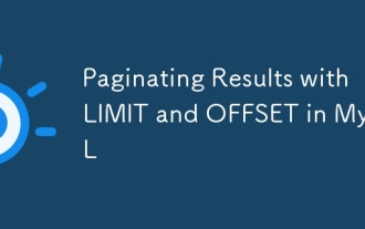 Paginating Results with LIMIT and OFFSET in MySQL