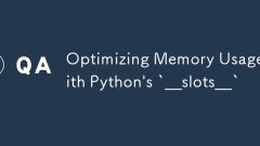 Python의`__slots__`를 사용하여 메모리 사용을 최적화합니다