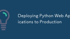 Bereitstellung von Python -Webanwendungen für die Produktion