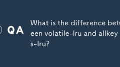 Was ist der Unterschied zwischen volatilen LRU und Allkeys-LRU?