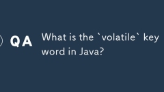 What is the `volatile` keyword in Java?
