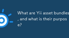 What are Yii asset bundles, and what is their purpose?