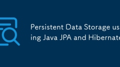 Persistent Data Storage using Java JPA and Hibernate