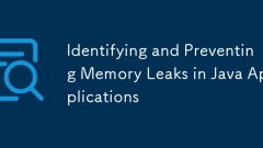 Identifying and Preventing Memory Leaks in Java Applications
