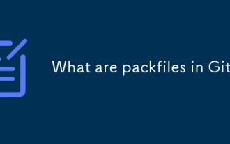 Que sont les PackFiles dans Git?