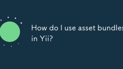 How do I use asset bundles in Yii?