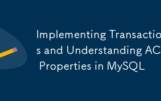 Melaksanakan urus niaga dan memahami sifat asid di MySQL