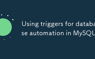 Using triggers for database automation in MySQL