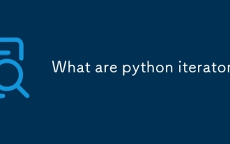 What are python iterators?
