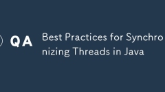 Best Practices for Synchronizing Threads in Java