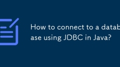 How to connect to a database using JDBC in Java?