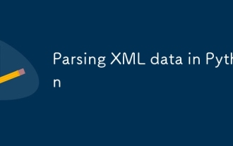 Parsing XML data in Python