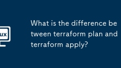 Was ist der Unterschied zwischen Terraform -Plan und Terraform gelten?