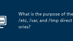 Apakah tujuan direktori /etc, /var, dan /tmp?