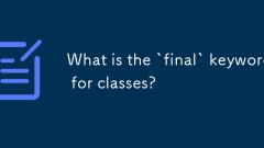 Was ist das Schlüsselwort 'Final' für Klassen?