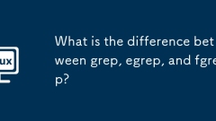 Apakah perbezaan antara Grep, Egrep, dan Fgrep?