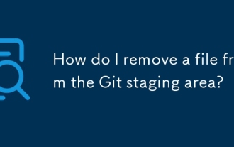 How do I remove a file from the Git staging area?