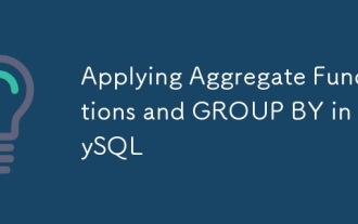 Applying Aggregate Functions and GROUP BY in MySQL