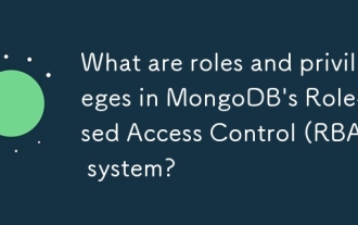 Apakah peranan dan keistimewaan dalam sistem kawalan akses berasaskan peranan MongoDB (RBAC)?