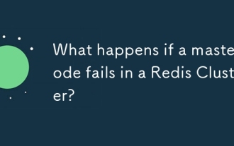 What happens if a master node fails in a Redis Cluster?