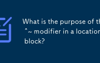 Was ist der Zweck des Modifikators in einem Standortblock?