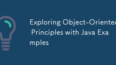 Exploration des principes orientés objet avec des exemples de Java