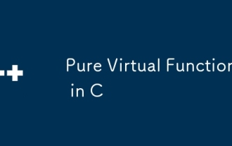 Fonctions virtuelles pures en C