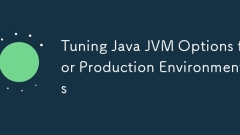 Tuning Java JVM Options for Production Environments