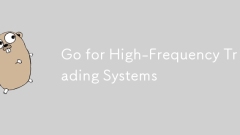 Go for High-Frequency Trading Systems