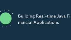Construire des applications financières Java en temps réel