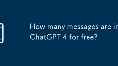 Wie viele Nachrichten sind kostenlos in Chatgpt 4?