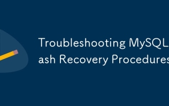 Troubleshooting MySQL Crash Recovery Procedures