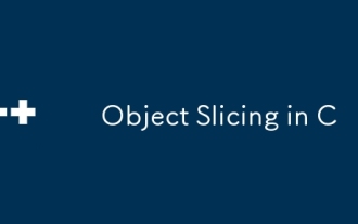 Object Slicing in C