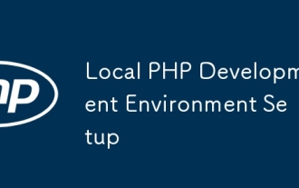 Local PHP Development Environment Setup