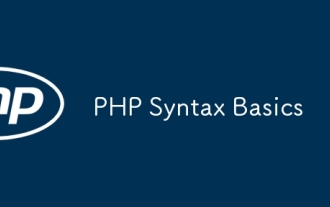 PHP Syntax Basics
