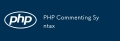 PHP commentant la syntaxe