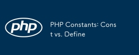 PHP Constants: Const vs. Define