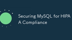 HIPAAコンプライアンスのためにMySQLを保護します