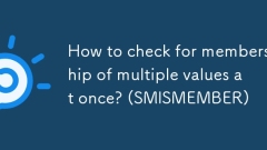 한 번에 여러 값의 멤버십을 확인하는 방법? (Smismember)