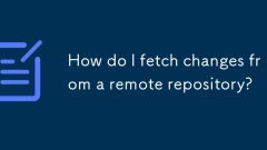 Bagaimana saya mengambil perubahan dari repositori jauh?