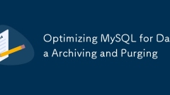優化用於數據歸檔和清除的MySQL