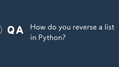 Pythonのリストをどのように逆転させますか?